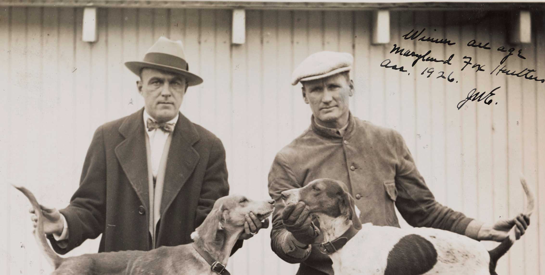 Walter Johnson and his Fox Hounds