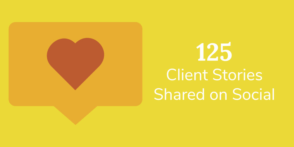125 Client Stories Shared on Social
