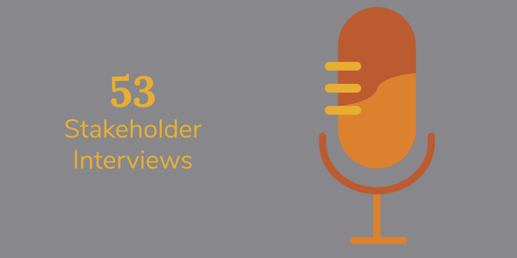 53 Stakeholder Interviews